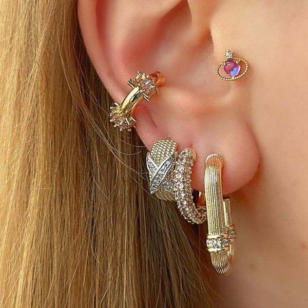 Loyale Renkli Earcuff Kıkırdak Küpe