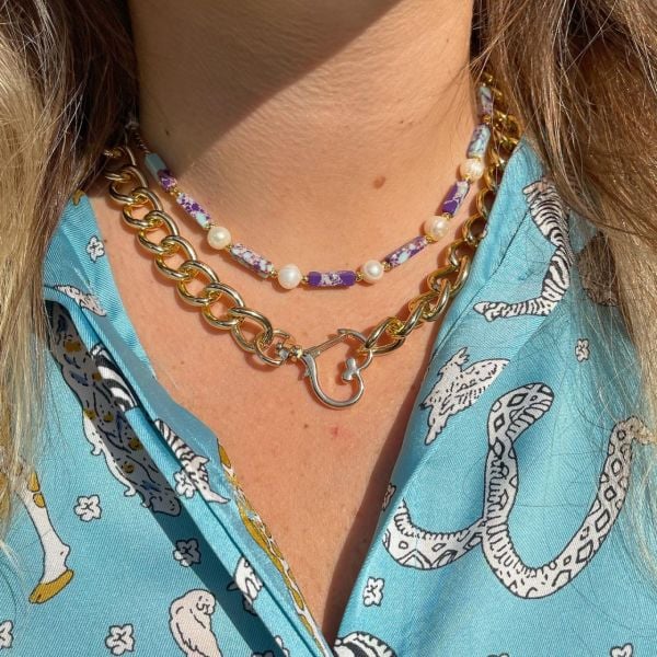 Varasit İnci Doğaltaş Kolye