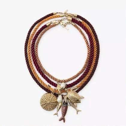 Zra Balık Çoklu Halat Kolye