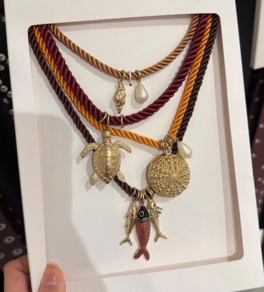 Zara Balık Çoklu Halat Kolye