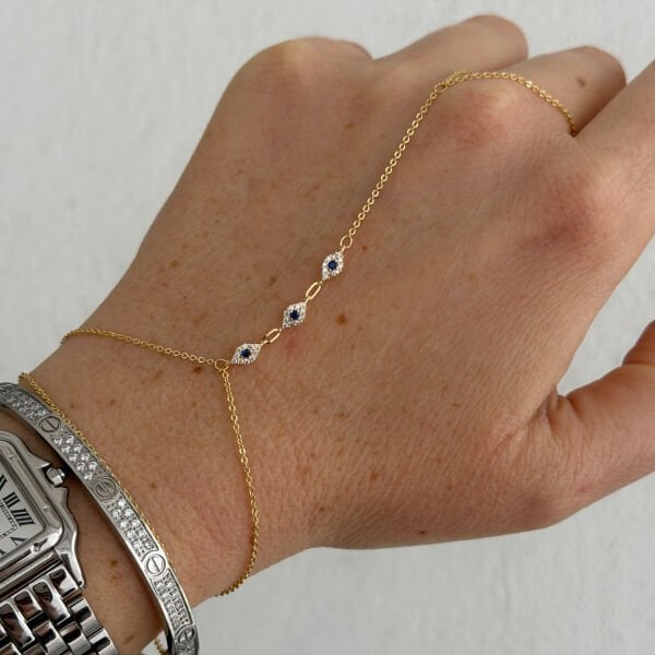 Lacivert Taşlı Göz Şahmeran