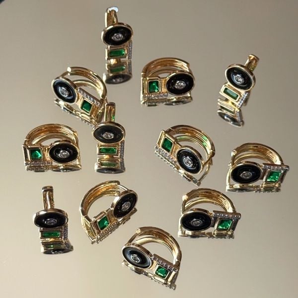 Serenay Yeşil Taş Küpe