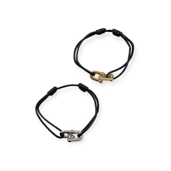 Tiff Taşlı İp Bileklik