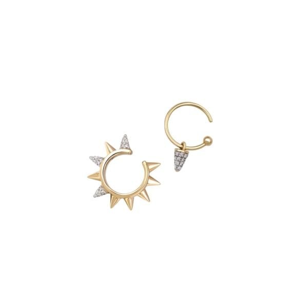 Nora Set İkili Earcuff Kıkırdak Küpe