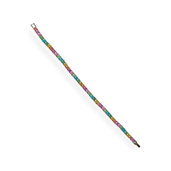 Pastel Mix Döküm Su Yolu Bileklik