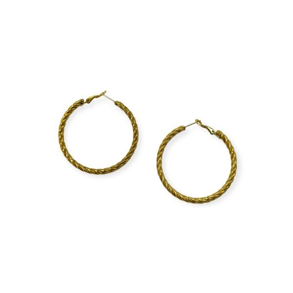 Basic Burgu Çelik Halka Küpe