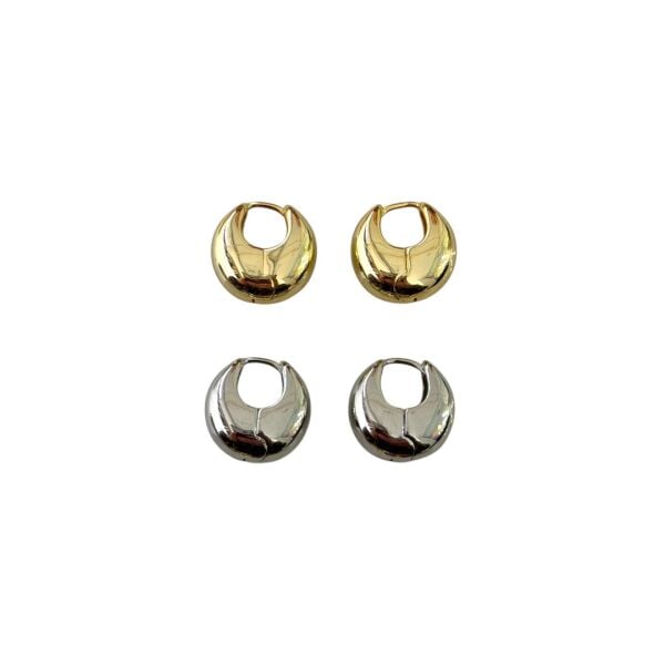 Mini Şişik Halka Küpe