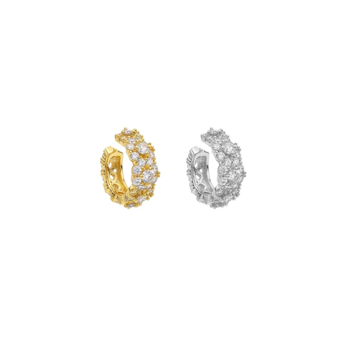 Full Taşlı Earcuff Kıkırdak Küpe