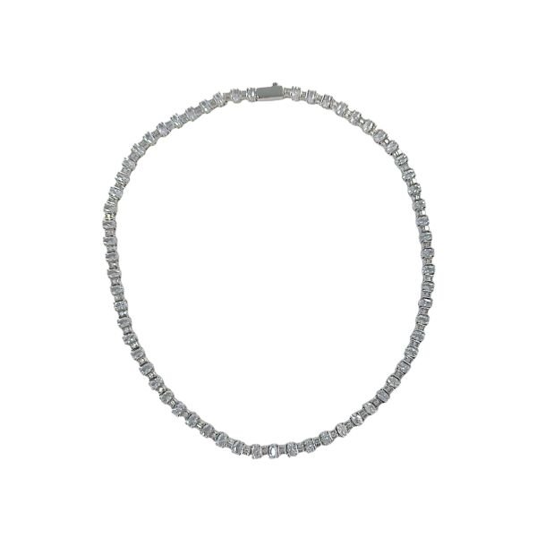 Oval Baget Döküm Su Yolu Kolye