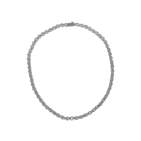 Oval Baget Döküm Su Yolu Kolye