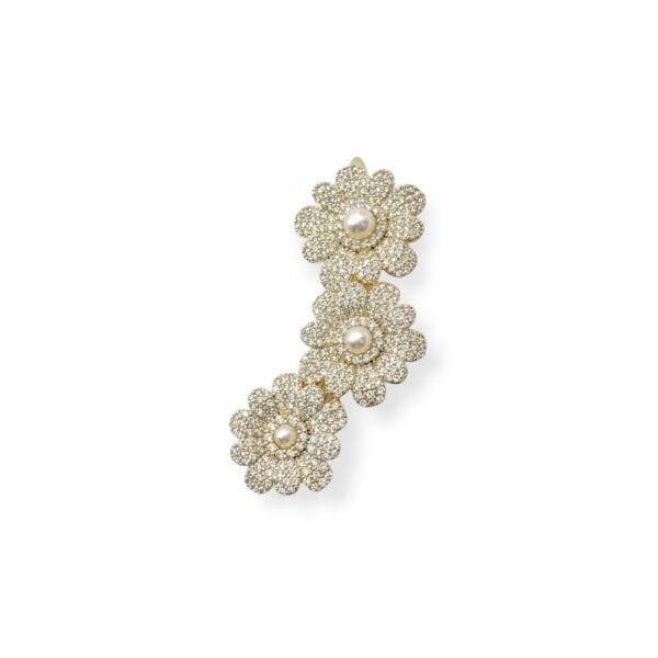 Floris Taşlı Earcuff Kıkırdak Küpe