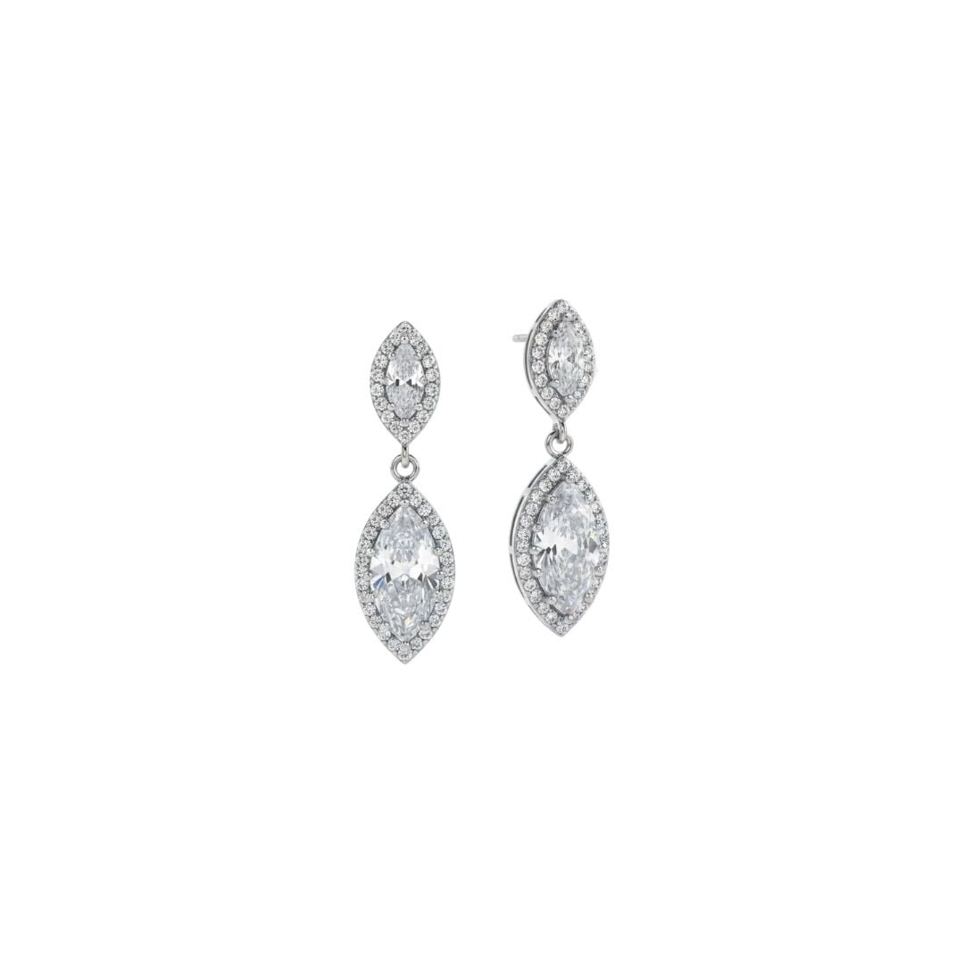Diamonds Mekik Duble Küpe