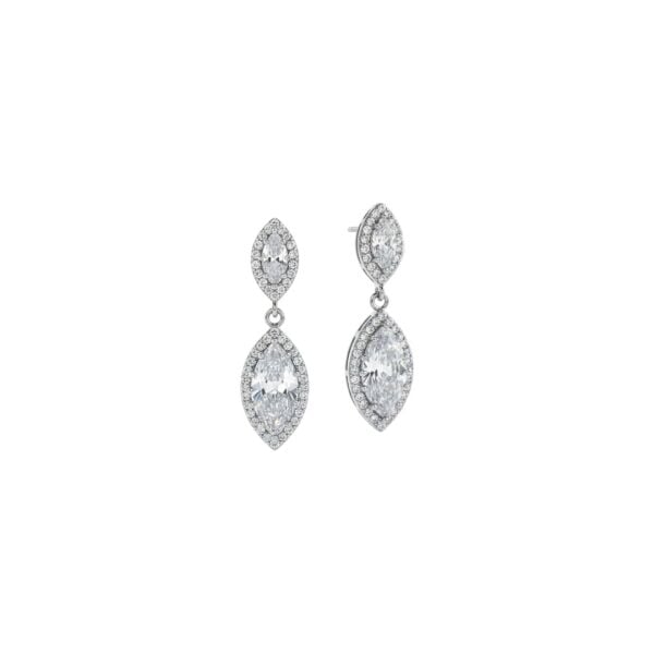 Diamonds Mekik Duble Küpe
