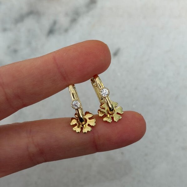 Xuping 14 Ayar Göçmen Halka Çelik Küpe