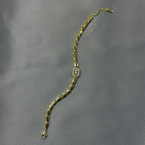 Xuping 14 Ayar Baquettes Çelik Bileklik