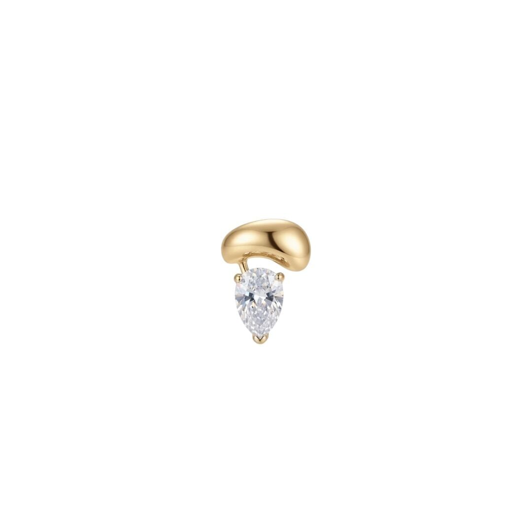 Markiz Taşlı Earcuff Kıkırdak Küpe