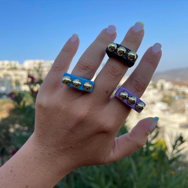 Trio Akrilik Yüzük