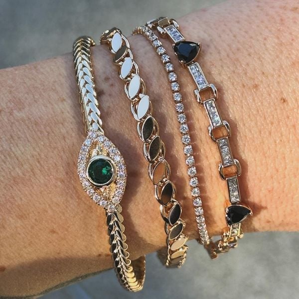 Xuping 2mm Çelik Su Yolu Çelik Bileklik