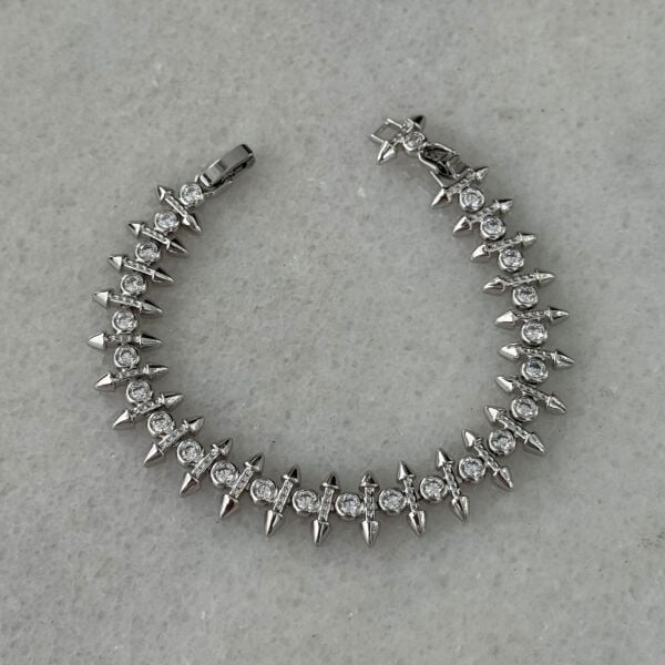 Xuping Taşlı Crtr Taşlı Çelik Bileklik