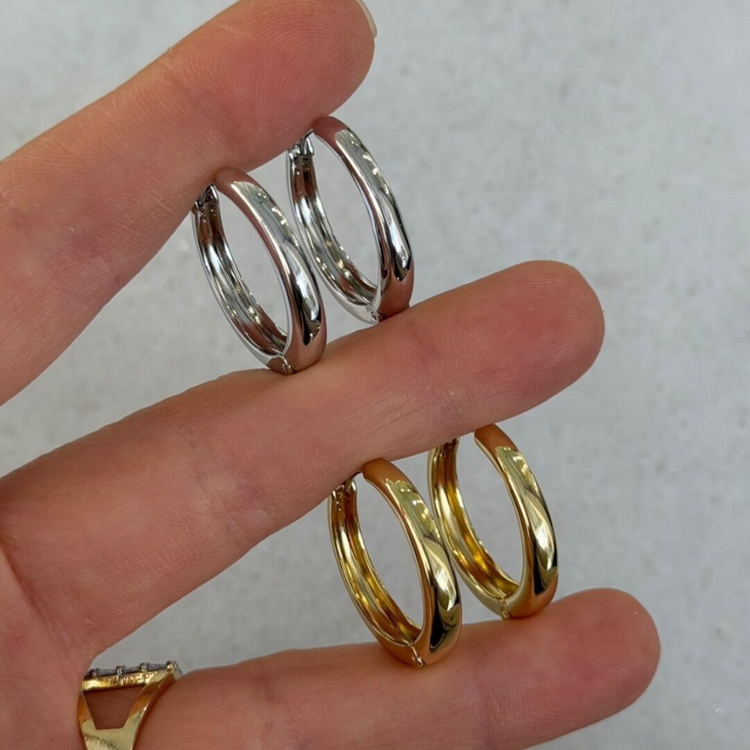 Xuping Basic Halka Çelik Küpe