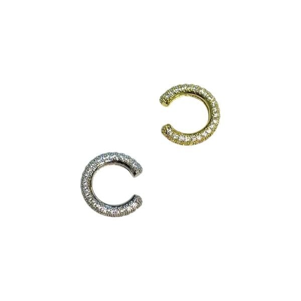 Basic Taşlı Earcuff Kıkırdak Küpe