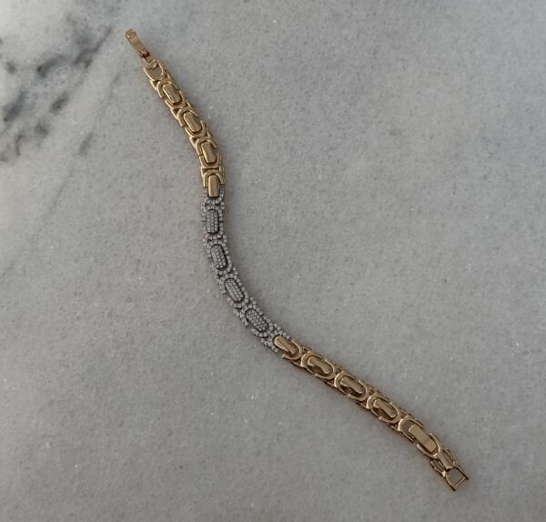 Xuping Rose Gold Veca Çelik Bileklik