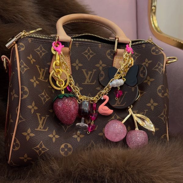 Flamingo Kalpler Bulut Çanta Charm Anahtarlık