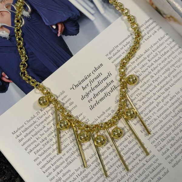 Topçuk Çubuk Kolye