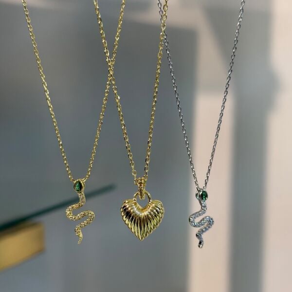 Minimal Yılan Kolye