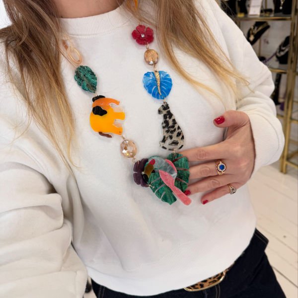 Akrilik Jungle Kolye