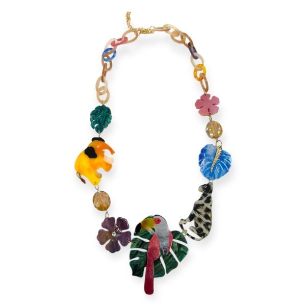 Akrilik Jungle Kolye