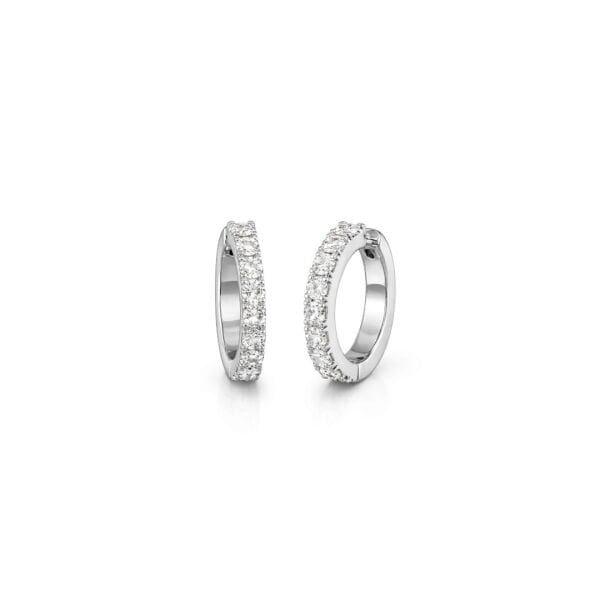 Xuping 14 Ayar Taşlı Halka Çelik Küpe