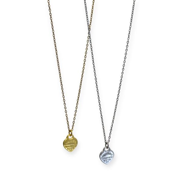 Tiff Minimal Kalp Kolye