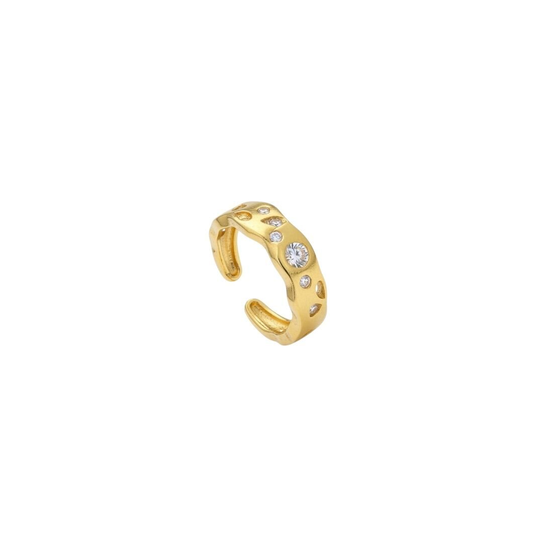 Golden Rock Taşlı Yüzük