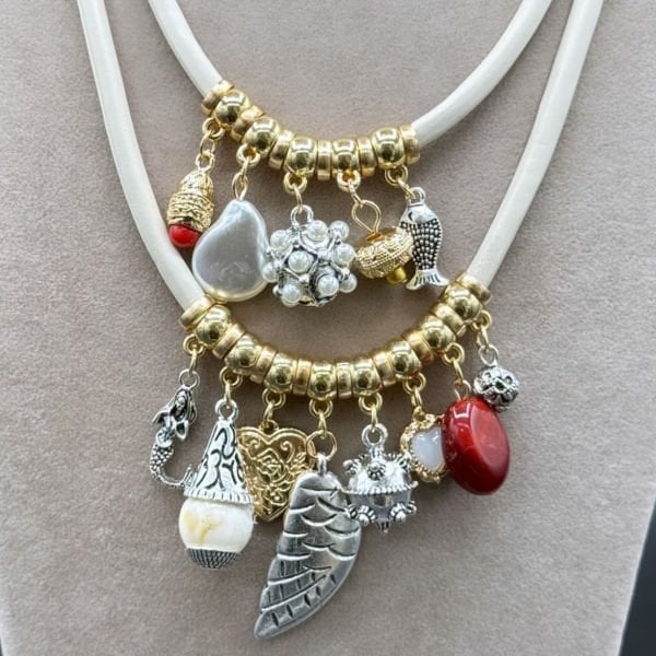 Zra Charm İkili Kolye Seti