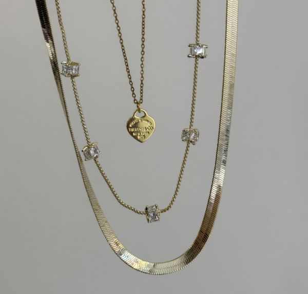 Xuping 14 Ayar İnce İtalyan Çelik Zincir Kolye 60 cm