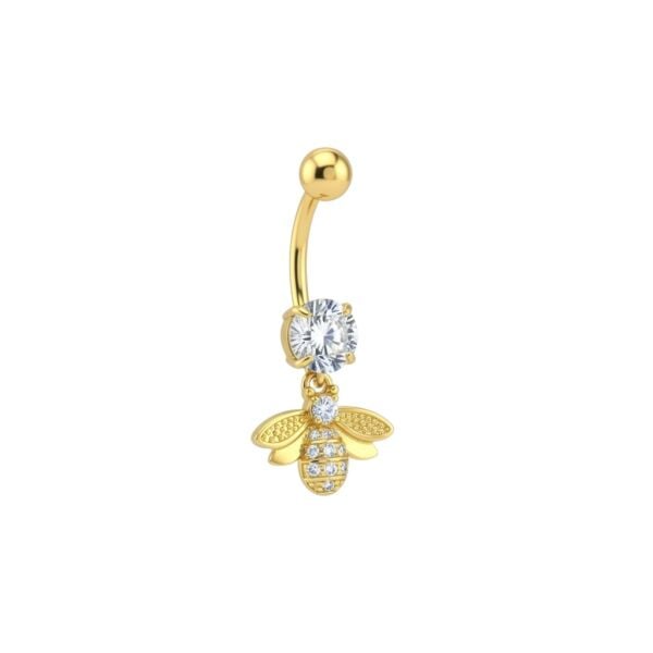 Arı Sallantılı Göbek Piercing