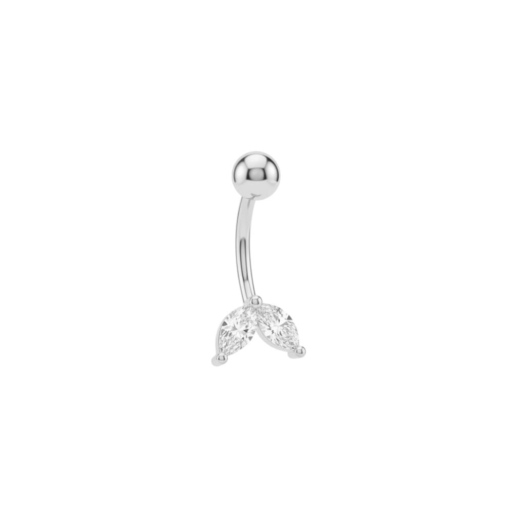 Mini Markiz Taş Göbek Piercing