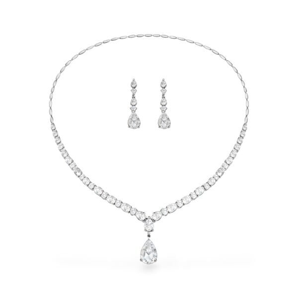 Diamonds Taşlı Kolye Küpe Set