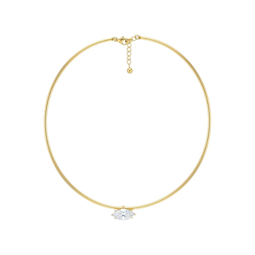 Markiz Taş Choker Tasma Kolye