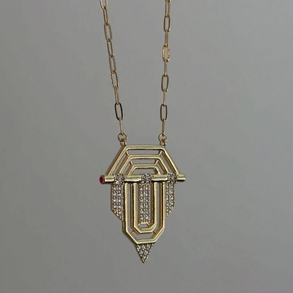 Baget Midi Şövalye Kolye