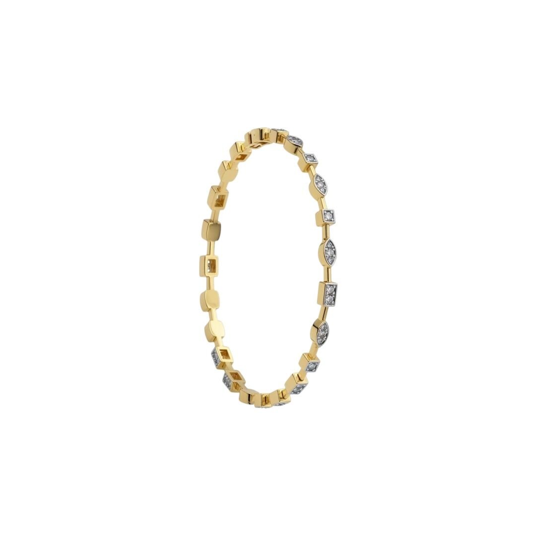 Oval Göz Taşlı Bileklik