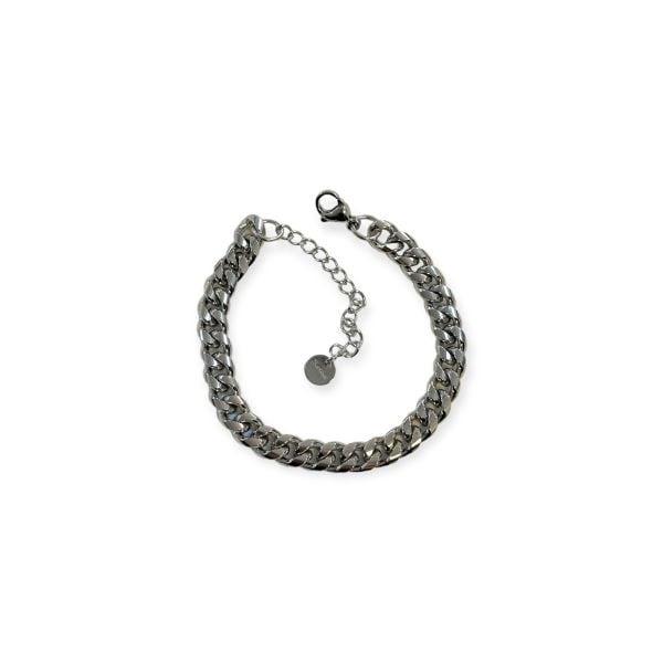 Klasik Zincir Çelik Bileklik