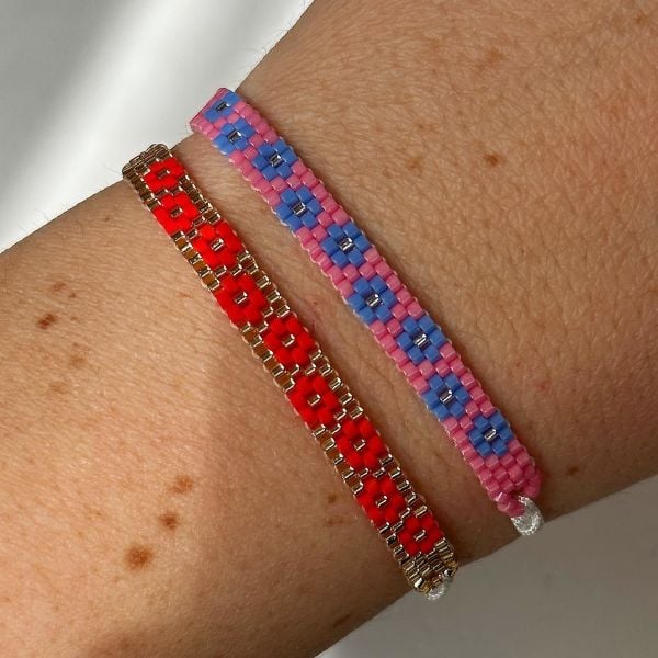 Pinky Daisy Miyuki İp Bileklik