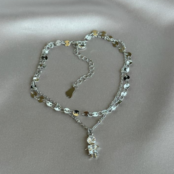 Pul Pul Bebek Çelik Halhal