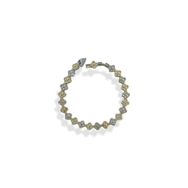 Mix Taşlı Yonca Bileklik