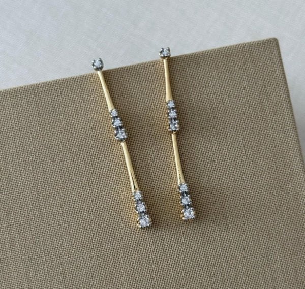 Çubuk Taşlı Mix Küpe