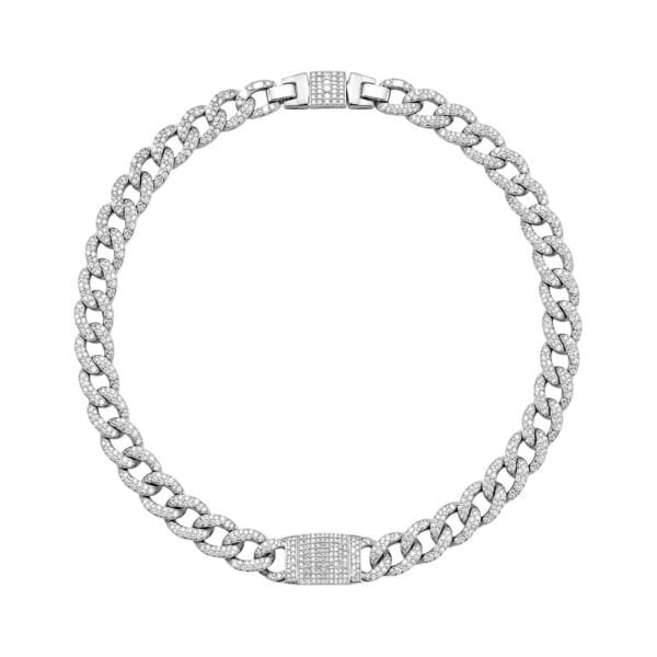 Apmmnc Diamonds Cuba Chain Kolye