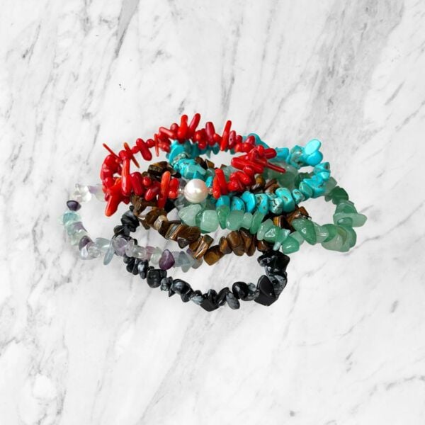 Aventurin Doğaltaş Bileklik