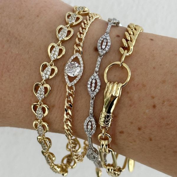 Xuping 14 Ayar El Çelik Bileklik